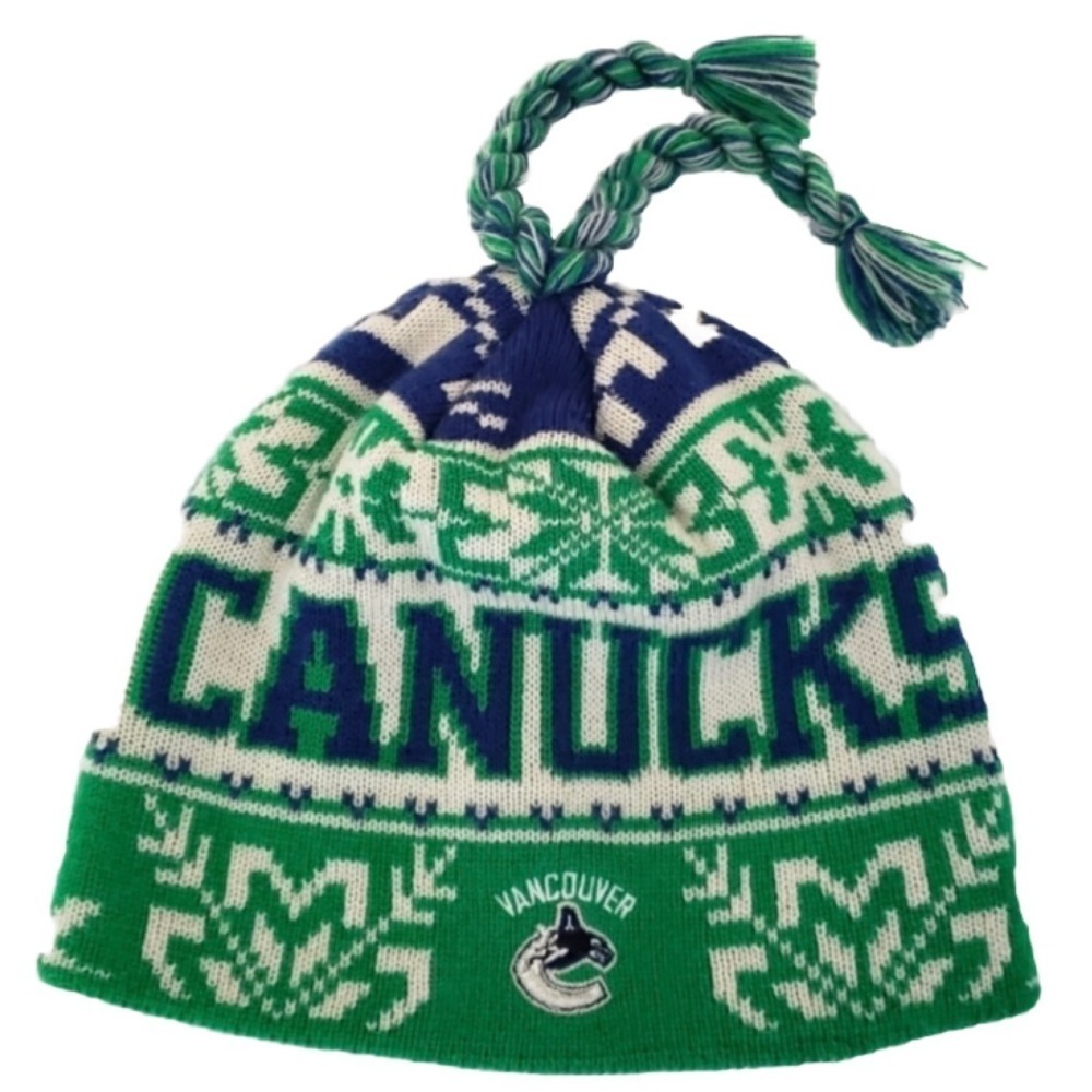 REEBOK NHL Vancouver Canucks Beanie Touqe OS - Picture 2 of 10
